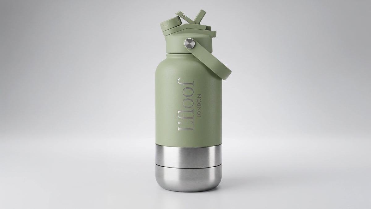 Hundewasserflasche 3-in-1