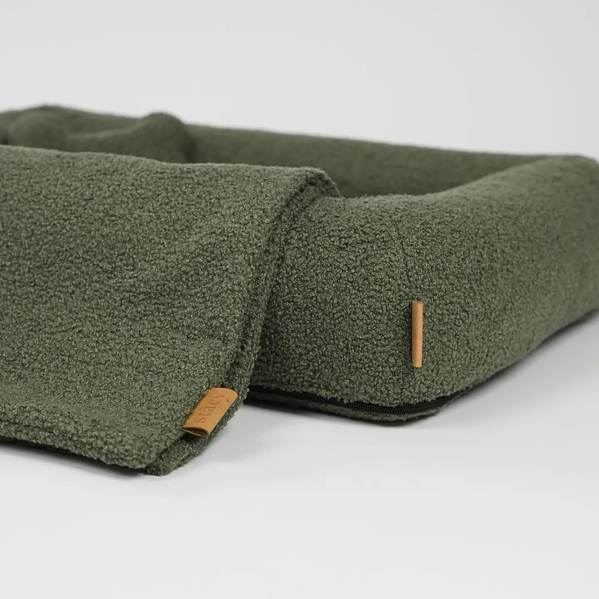 Hundedecke - Moos-Bouclé