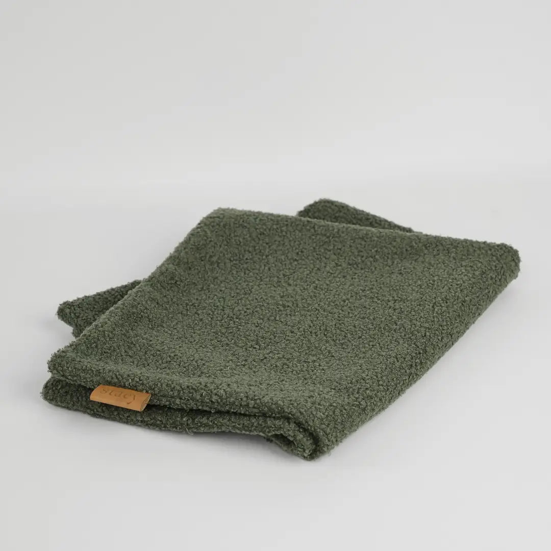 Hundedecke - Moos-Bouclé