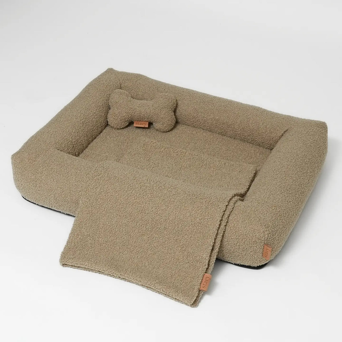 Hundedecke - Hafer-Bouclé