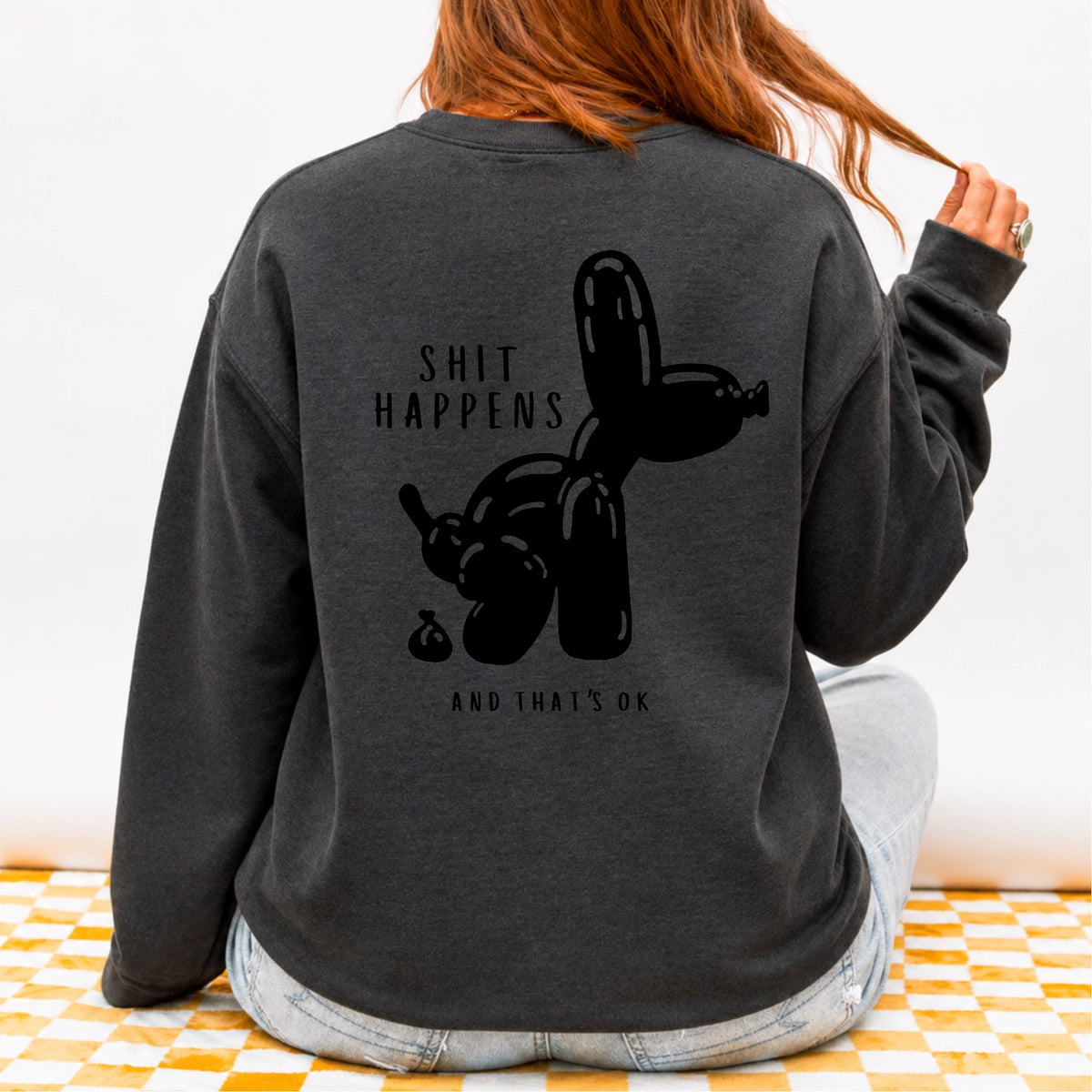 Pullover "Shit happens - and thats ok"