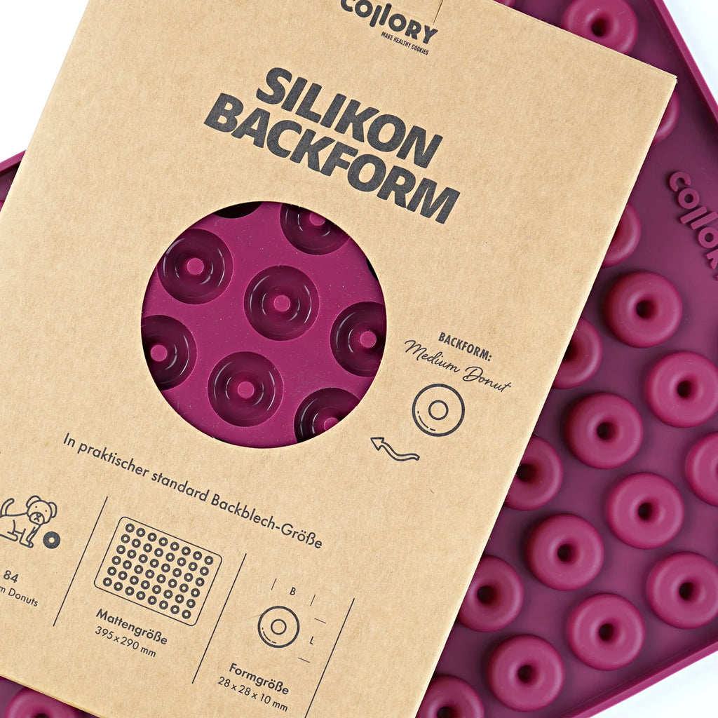 Backmatten für Hundeleckerlis - Donutform 2,8cm