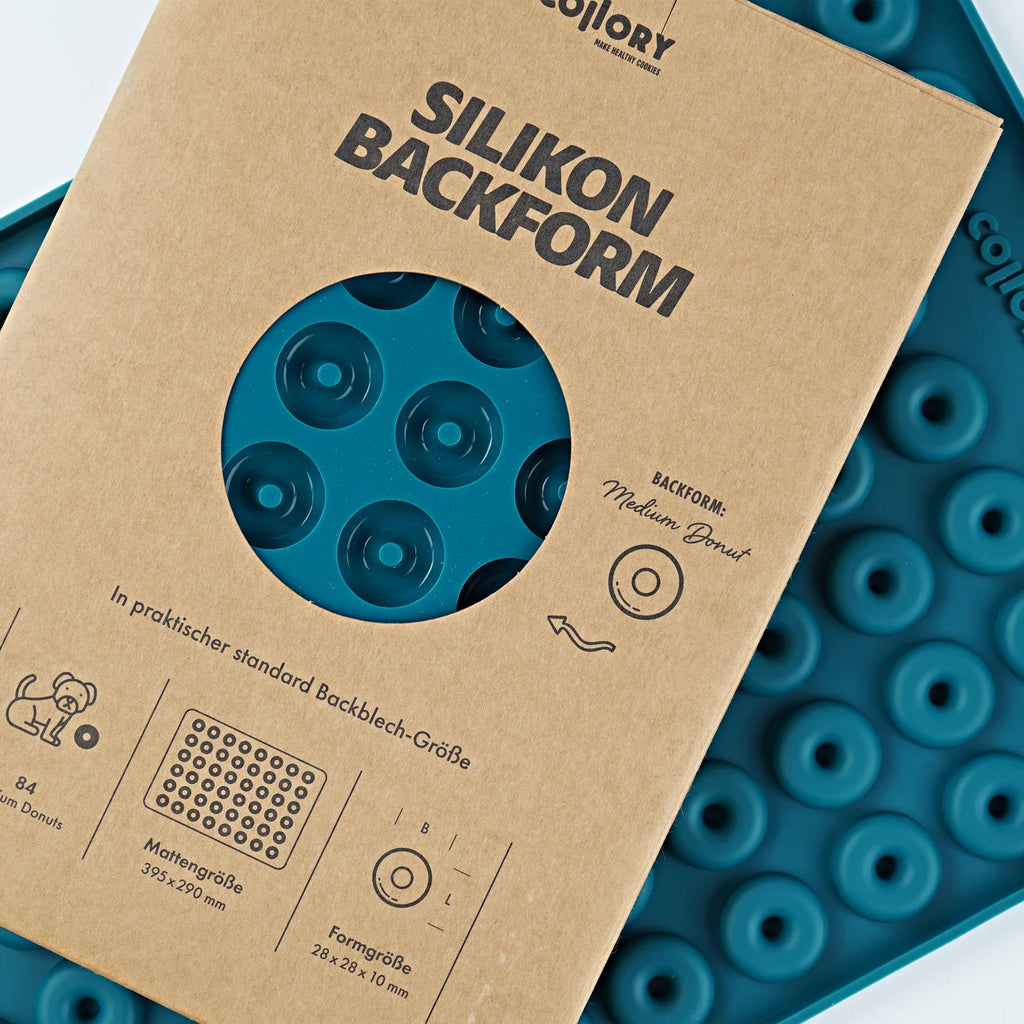 Backmatten für Hundeleckerlis - Donutform 2,8cm