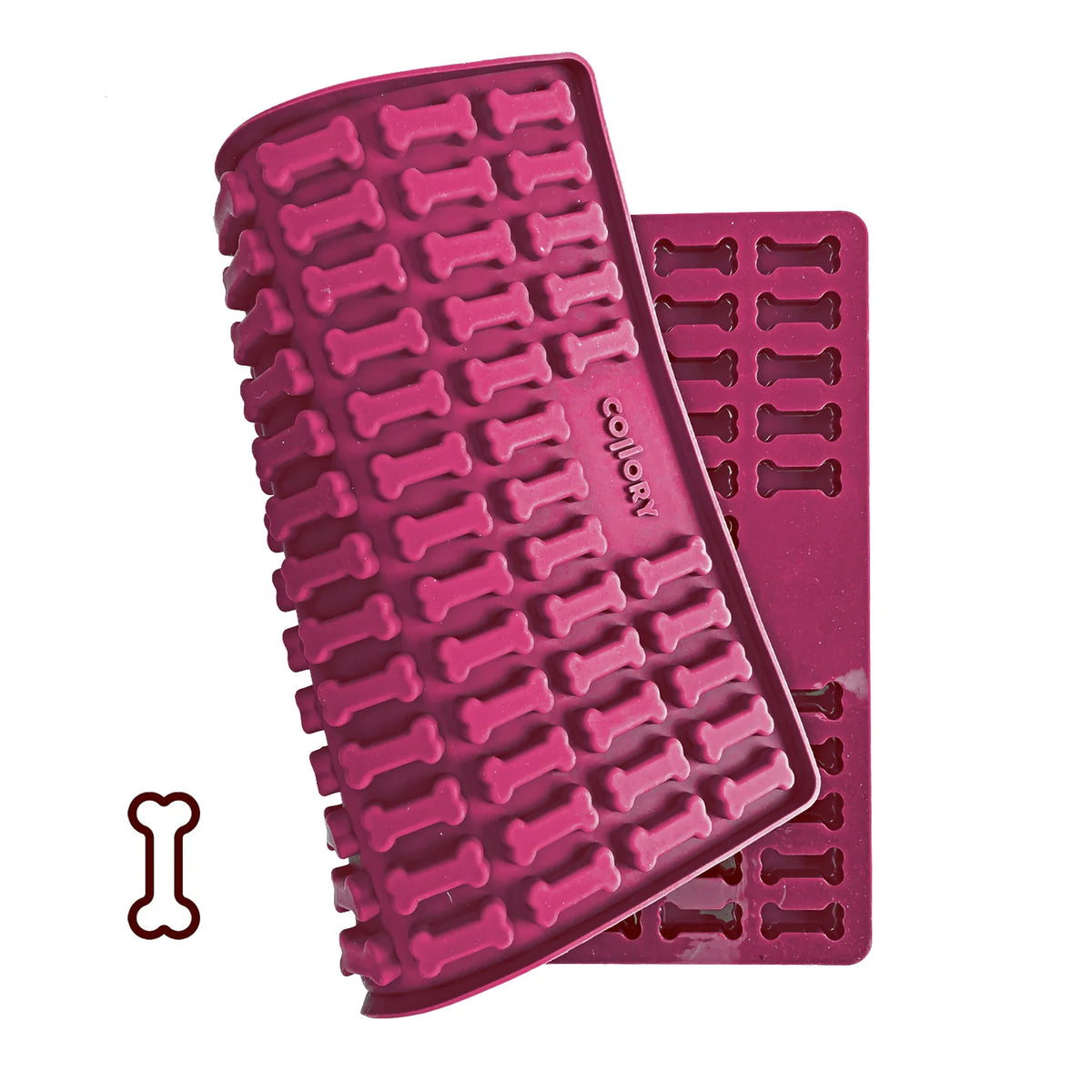 Backmatten für Hundeleckerlis - Knochenform 3,2cm